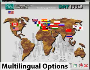 DAYTools multi-lingual options